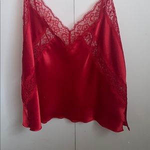 Red lingerie top